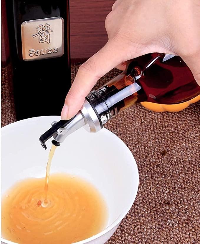 PourEase Oil Dispenser Bottle 1000 ml| Leak-Proof Plastic Cooking Oil & Vinegar Dispenser for Kitchen