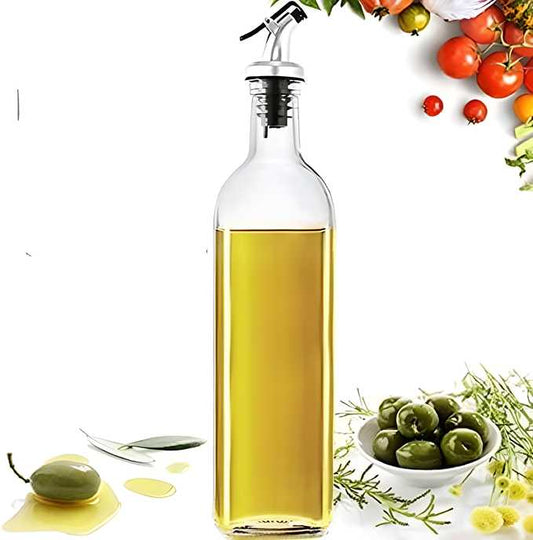 PourEase Oil Dispenser Bottle 1000 ml| Leak-Proof Plastic Cooking Oil & Vinegar Dispenser for Kitchen